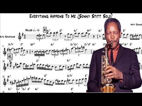 Sonny Stitt - Everything Happens To Me solo transcription - Jazz Giants - Tivoli november 1971