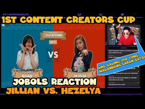 JOBOLS REACTION | HEZELYA VS. JILLIAN | AXIE INFINITY 1ST CONTENT CREATORS CUP