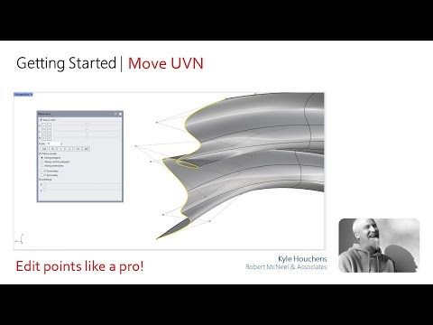 Move UVN- Edit points like a pro in Rhino 7!