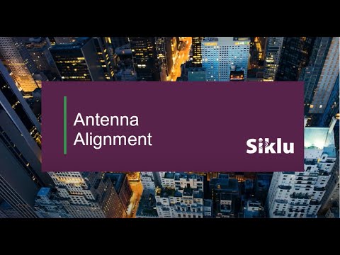 Siklu EtherHaul Antenna Alignment