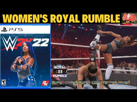 WWE2K22 (PS5) Women's Royal Rumble with Ending Glitch 🦀