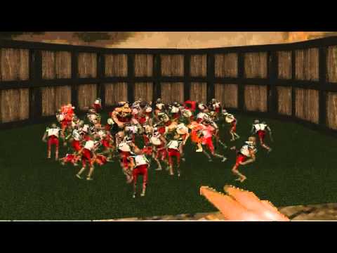 Doom VS: Cyberdemon vs 54 Revenants.