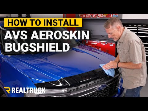 How to Install AVS® Aeroskin® Hood Protector on a 2022 Ford Maverick