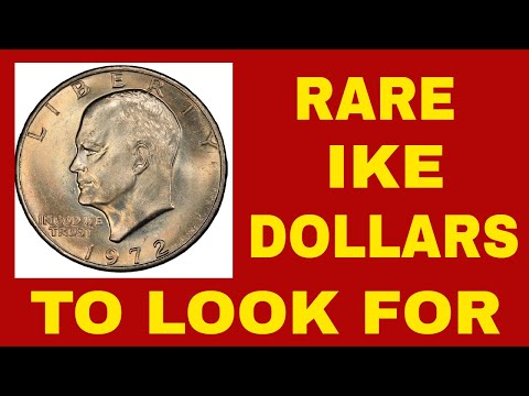 RARE 1972 EISENHOWER DOLLAR WORTH MONEY! RARE DOLLARS TO LOOK FOR!