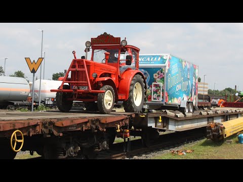 Circus Roncalli Bahnverladung Frankfurt Ost