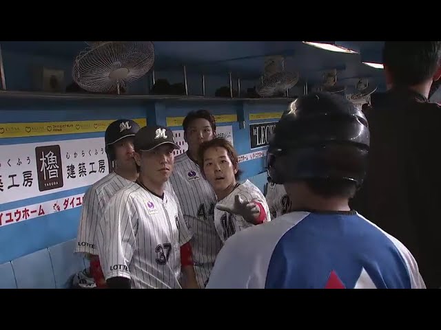 【3回裏】一発攻勢だ!! マリーンズ・鈴木の5号2ランで追加点!! 2018/9/5 M-H