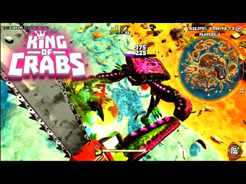 #Kingofcrabs #Gamergirl #Letsplay #Pcgamer [ELBOW CRAB] became [MEGABIG] 3X on [KING OF CRABS]