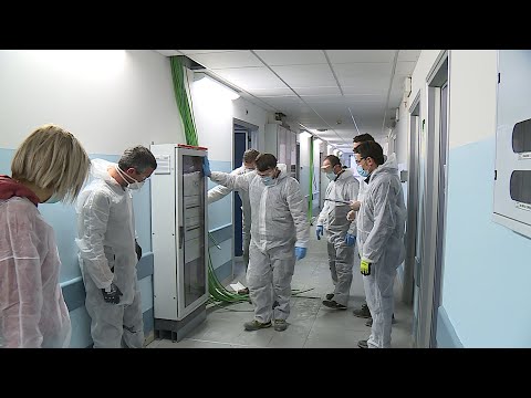 I lavori all'ex Campo di Marte per 56 postazioni Covid