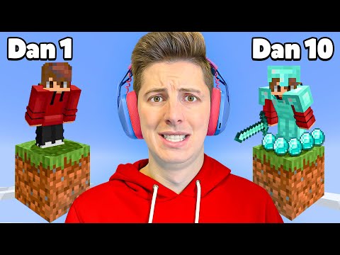 10 DANA NA JEDNOM BLOKU U MINECRAFTU