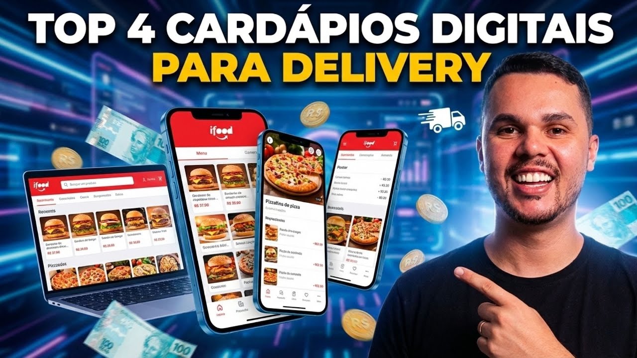 TESTEI OS MELHORES CARDÁPIOS DIGITAIS DO MERCADO PARA DELIVERY - Veja por dentro de cada um deles!