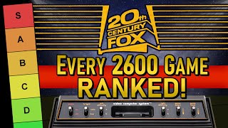 The Ultimate 20th Century Fox/Atari 2600 Tier List - ALL RELEASED GAMES RANKED