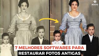 Os 7 melhores softwares para restaurar fotos antigas com IA (2025)