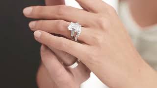 Harry Winston Classic Winston Emerald‑Cut Engagement Ring + 2026 + Luxury Jewelry Showcase