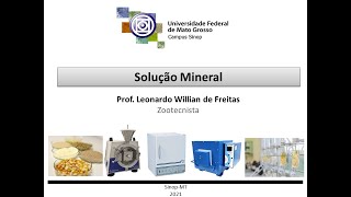 Solução mineral e Análise de P e Ca