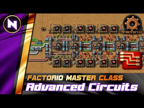 Upgradeable ADVANCED/RED CIRCUITS -  Factorio 0.18 Tutorial/Guide/How-to