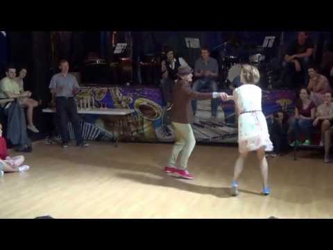 47 RCh 2013 Lindy hop Invitational Larisa-Vova slow + fast