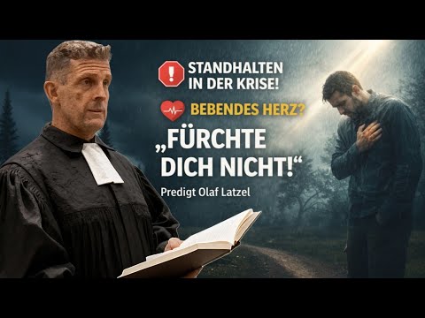 🛑 Stand firm in the crisis! 🫀 Heart trembling? Fear not! Sermon by Olaf Latzel #olaflatzel