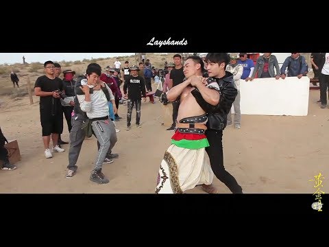 [Eng Sub] Yixing Filming a Wrestling & Kidnapping Scene 180830 The Golden Eyes BTS