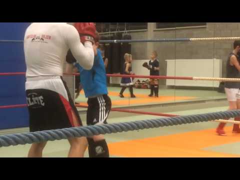 Willy bij de jeugdtraining