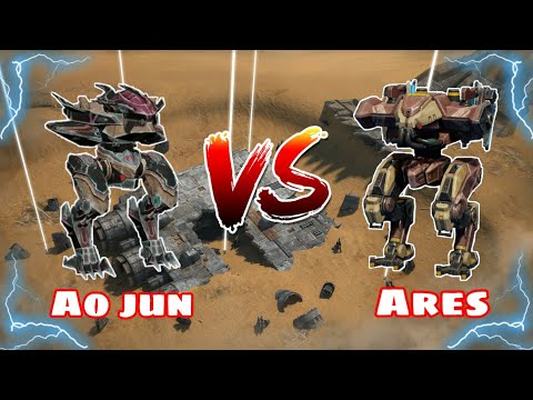 Ao jun VS Ares Without Weapon Comparison in |War Robots|