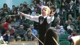 Edward Yudenich (8 years old) conducts Liszt &quot;Les Preludes&quot;