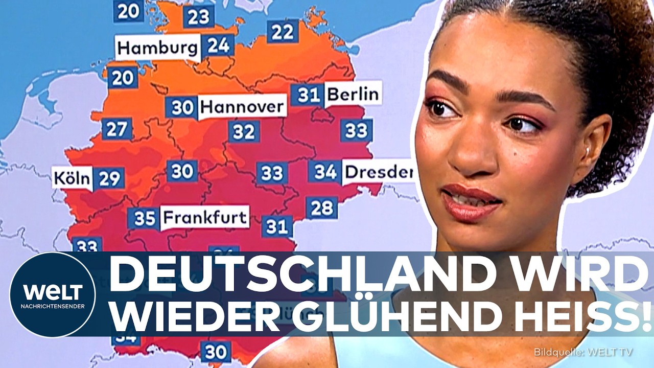 WETTER-CHAOS: Deutschland schwitzt weiter! Nach Sturm und Gewittern kommt die große Hitze zurück!