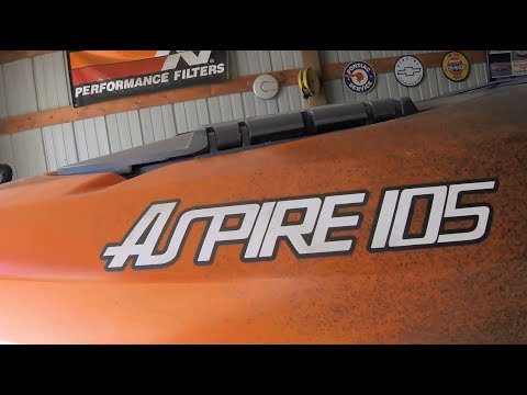 WILDERNESS SYSTEMS ASPIRE 105 REVIEW ---- THE BEST KAYAK FOR BEGINNERS & INTERMEDIATES!!!!!