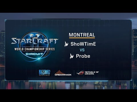 ShoWTimE vs Probe PvP - Group H Stage 2 - WCS Montreal 2017 - StarCraft II