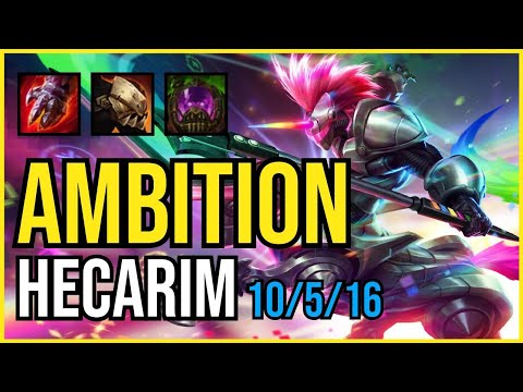 AMBITION - HECARIM vs GRAVES Jungle - KR Diamond - Patch 11.7