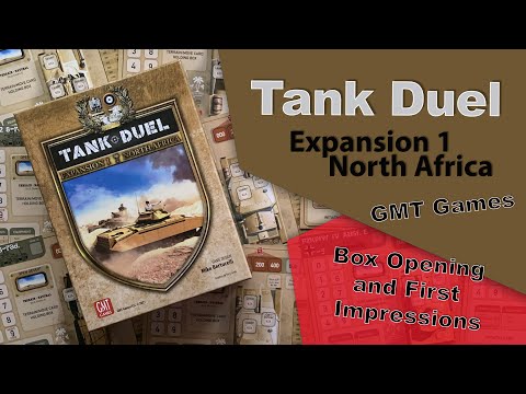 GMT - Tank Duel Expansion 1 - North Africa - First Look!
