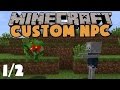 Обзор мода Minecraft Custom npc + Обновление 1.7.10! (1 Часть ...