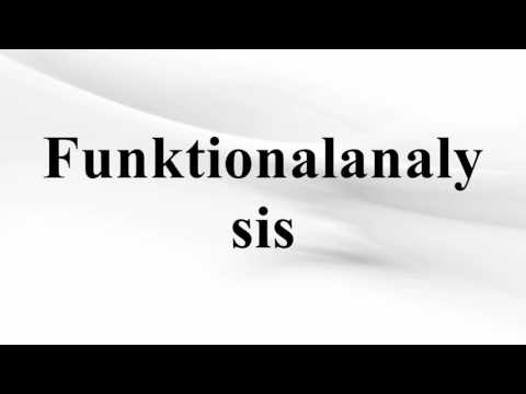 Funktionalanalysis