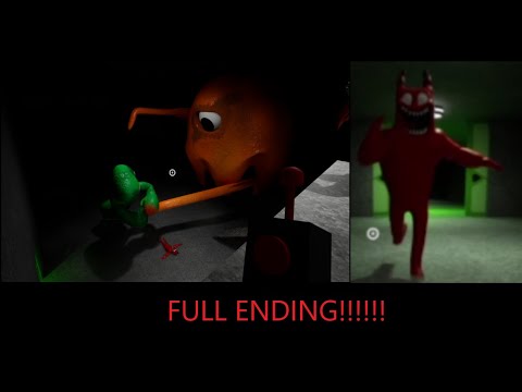 Garten Of Banban 3| Full Ending! (Evil Banban's Chase Scene, Fight Scene, And Elevator!!!)