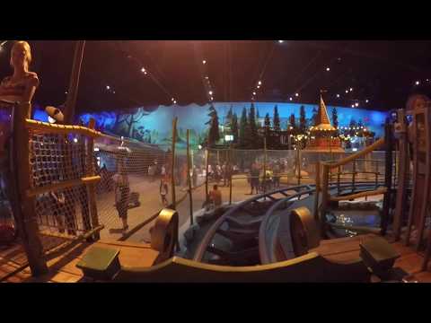 Holiday Park - Erstes Onride -Tabaluga Achterbahn im Holiday Indoor HD Mitfahrt