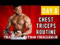 ONE DUMBBELL CHEST & TRICEPS WORKOUT at Home | 4 WEEK TRANSFORMATION CHALLENGE - DAY 8 (MUSCLE MASS)