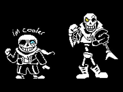 (200 subscribers special) disbelief papyrus backbone + disbelief sans bonebone