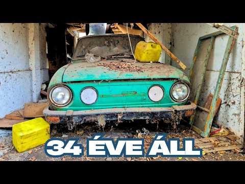 34 éve álló SKODA 110L KIMENTÉSE