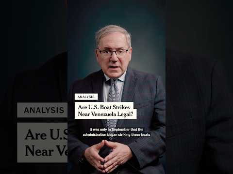 Are U.S. Boat Strikes Near Venezuela Legal?