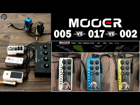 Mooer 005 vs 017 vs 002 | Single Tracks and Double Tracks.