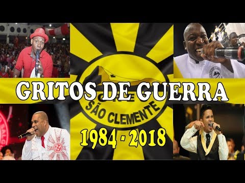 TODOS OS GRITOS DE GUERRA DA SÃO CLEMENTE. Até 2018