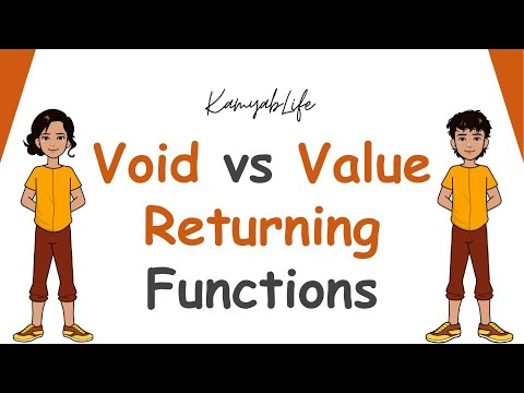 Week 5 - Lecture 2 - Void vs Value Returning Functions