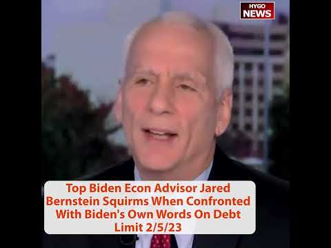 Top Biden Econ Advisor Jared Bernstein Squirms When Confronted With Biden's Own Words On Debt Limit
