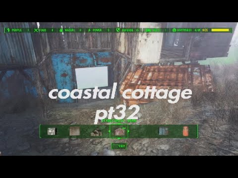 Fallout 4 - coastal cottage build pt32 - PS5 no mods