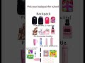 Pack Your Backpack For School Preppy School Liah Preppy Pinkpalmpuff
