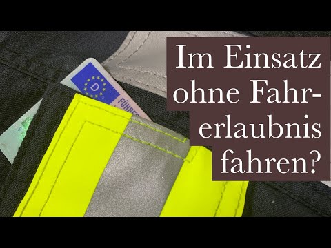 Emergency driving without a driver's license? | Legal issues in the fire service