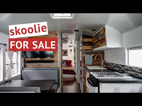 School Bus Converted Into An Amazing Off-Grid Tiny House