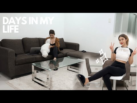 vlog | new carpet, table, & bar stools + shopee & grocery haul + my coffee corner! 🤎