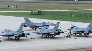 FLIGHTLINE VIEWS and Departures F16 Netherlands AF