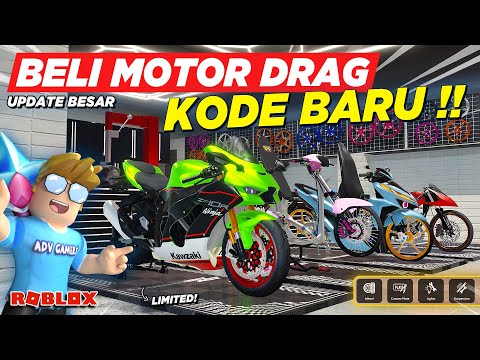BELI SEMUA MOTOR DRAG LIMITED ZX10R DAN KODE REDEEM BARU !! RDID UPDATE TAHUN BARU - Roblox