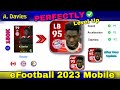 How to Train A. DAVIES in PERFECT WAY eFootball 2023 Mobile | Training Guide & Tutorial